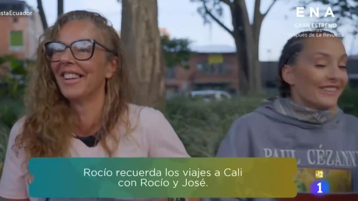 Rocío Carrasco y Anabel Dueñas en 'Hasta el fin del mundo'
