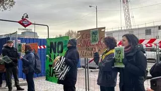 El Gobierno critica la tala de árboles en el Paisaje de la Luz, que los vecinos denuncian que no tiene el beneplácito de la Unesco