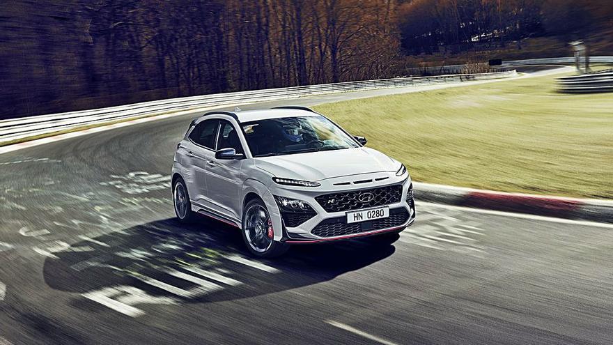 El Kona N está equipado con un nuevo sistema de infoentretenimiento. Hyundai