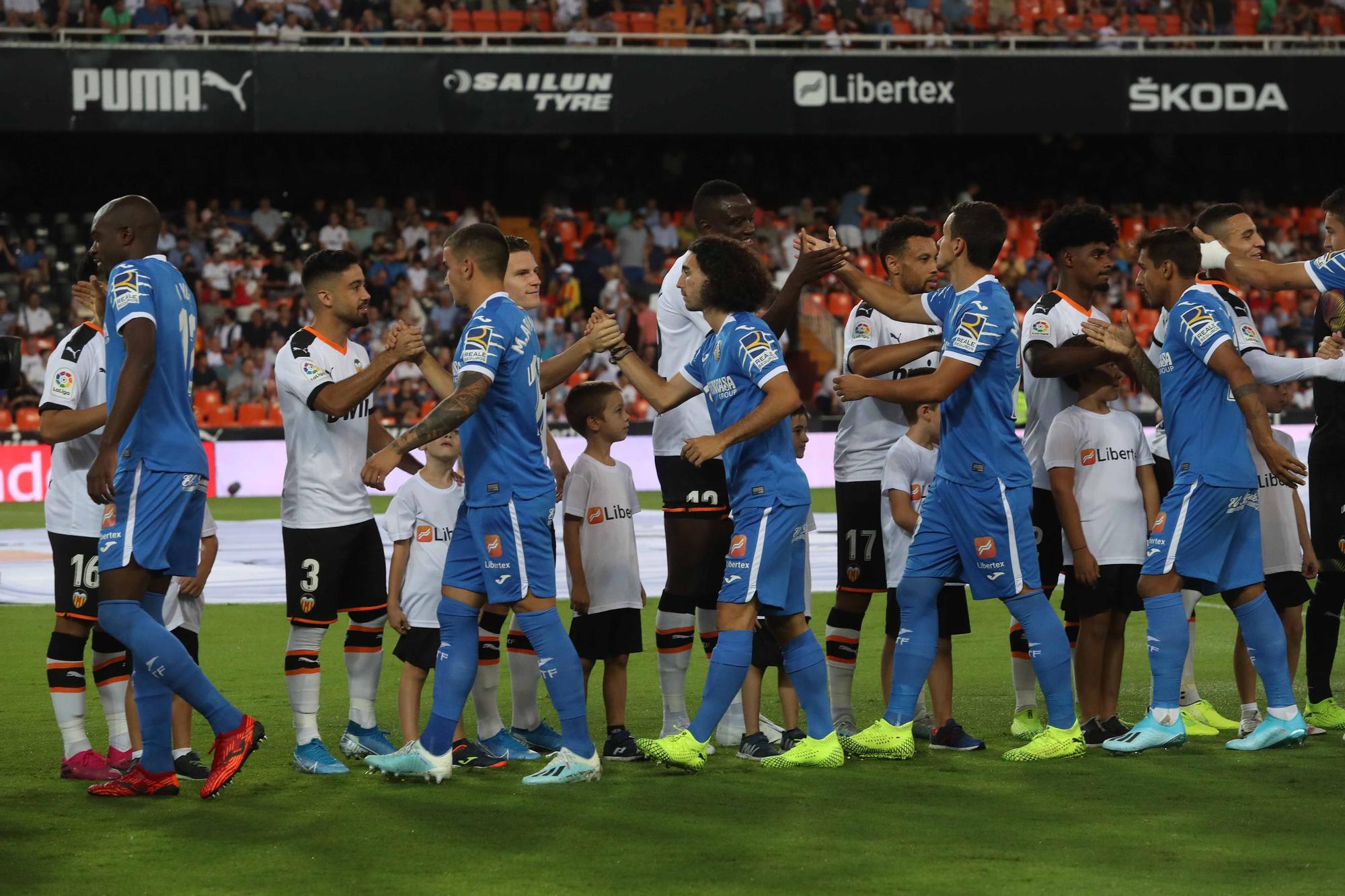 Los enfrentamientos Valencia CF - Getafe con Bordalás en el banquillo madrileño