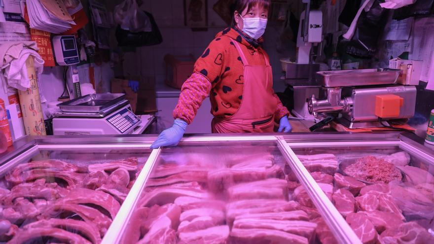Un mercado en China.