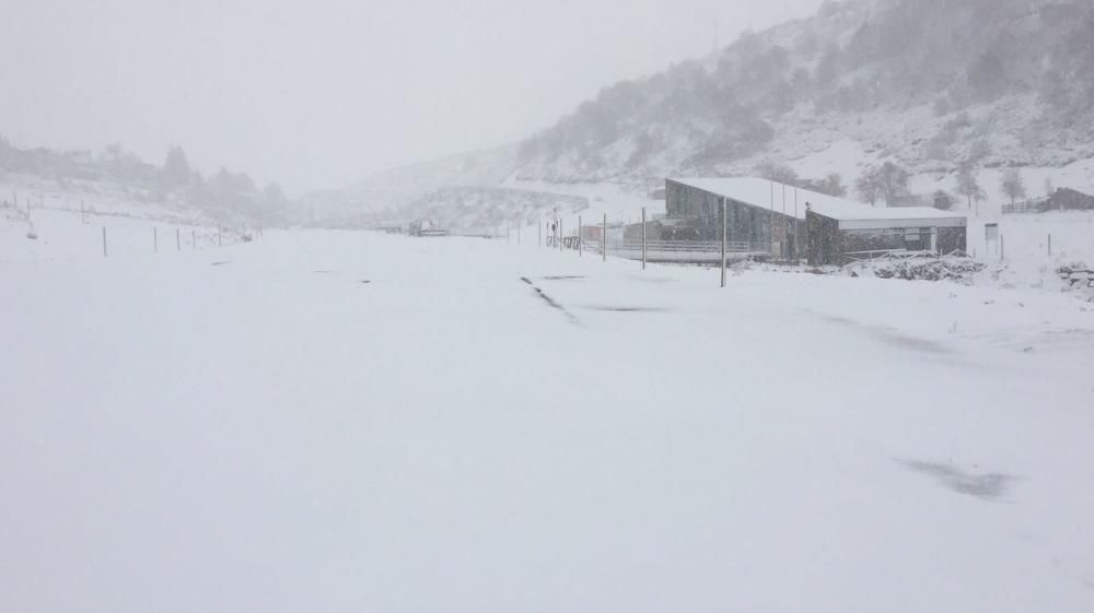 Ola de frío y nieve en Asturias