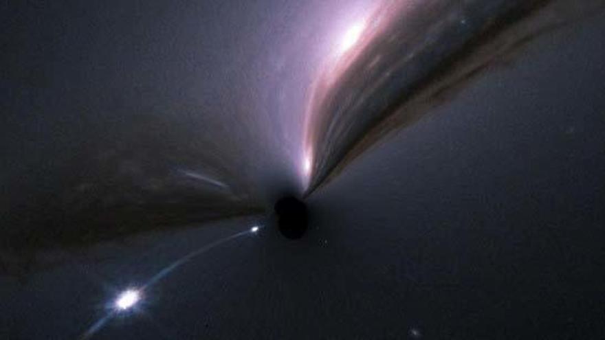 La materia oscura no está hecha desde los agujeros negros.