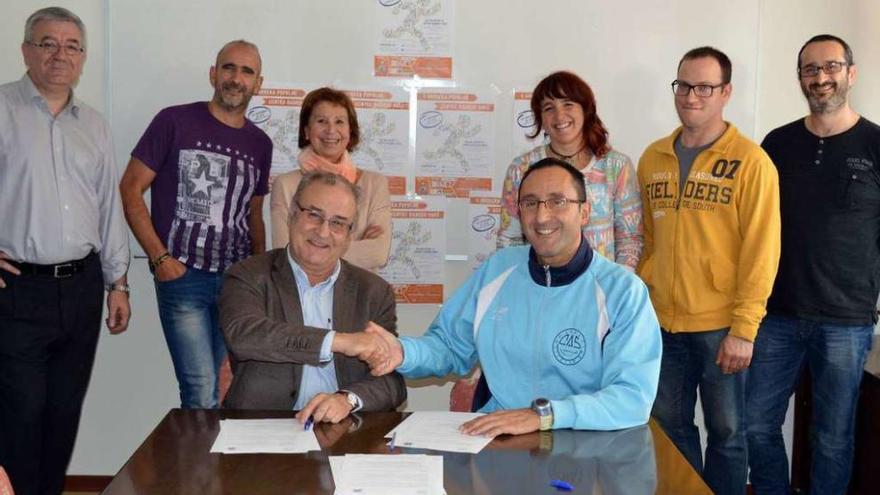 Aspronaga y el Club Atletismo Sada unen fuerzas por la integración