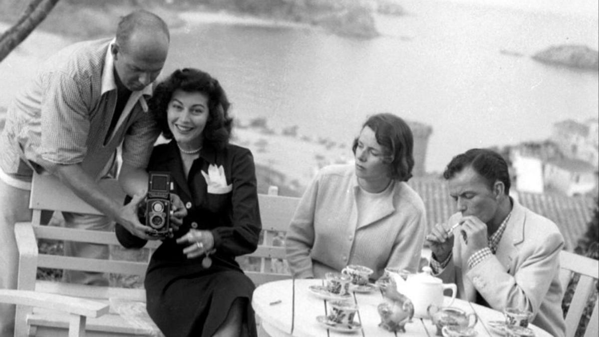 Ava Gardner y Frank Sinatra en Tossa de Mar.