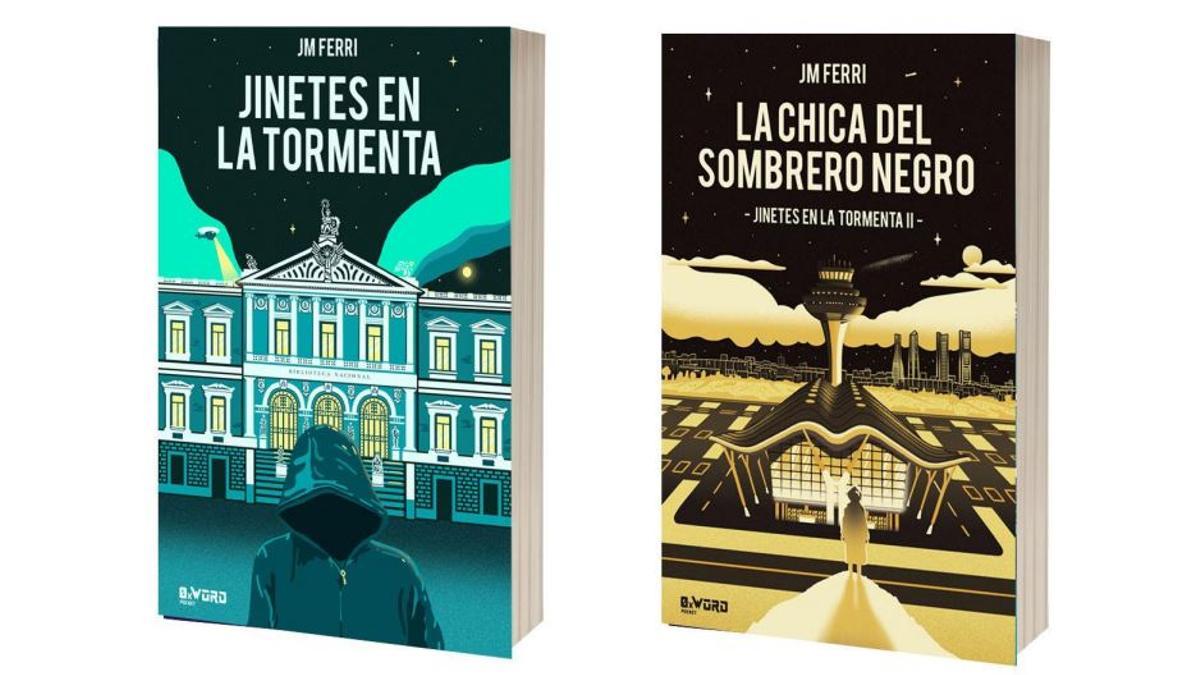 Los dos libros de la serie &quot;Jinetes en la tormenta&quot; de JM Ferri