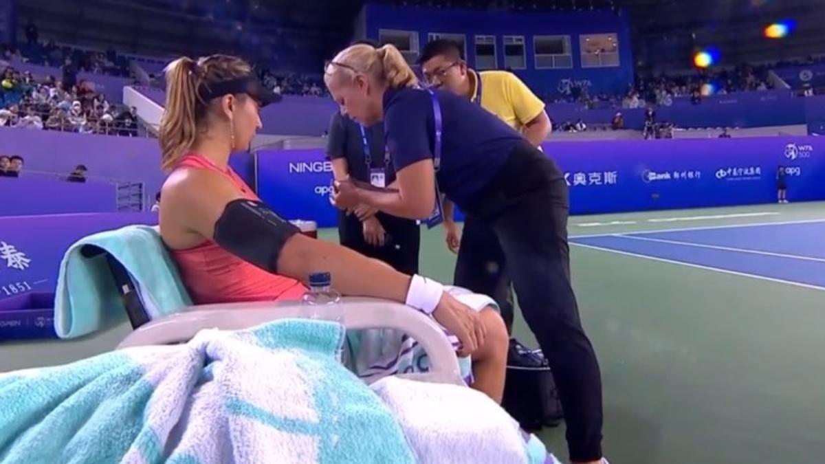 Badosa se retira en Ningbo