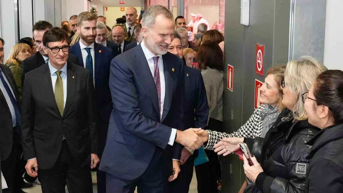El rey Felipe VI en L’Hospitalet de Llobregat por los cien años de la ciudad