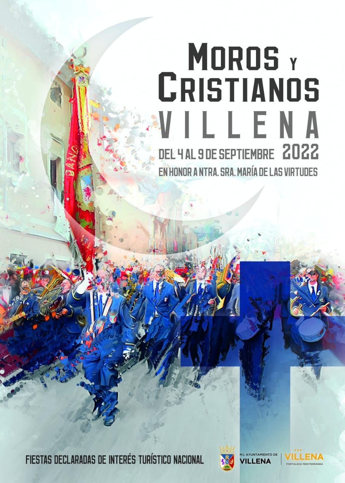 El cartel anunciador de las fiestas de Moros y Cristianos de Villena para este año.