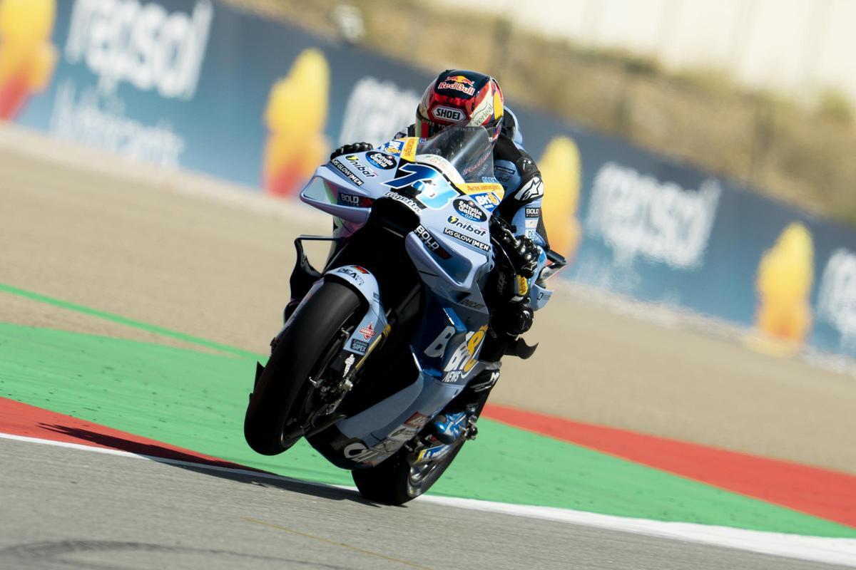 Àlex Márquez (Ducati) ha logrado, hoy, en Motorland el segundo mejor crono de la jornada.