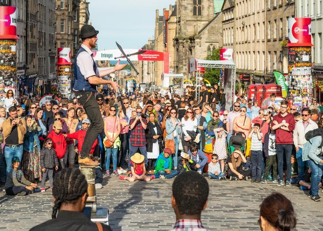 Festival Edimburgo - Festival callejero en la Royal Mile