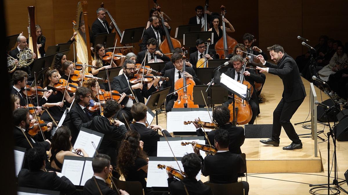 La Franz Schubert Filharmonia a l'Auditori l'any passat, llavors amb Marc Timón com a director.