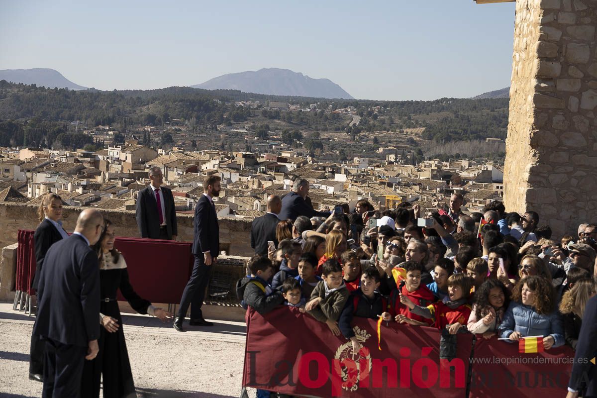 Visita de los reyes de España a Caravaca (explanada de la Basílica)