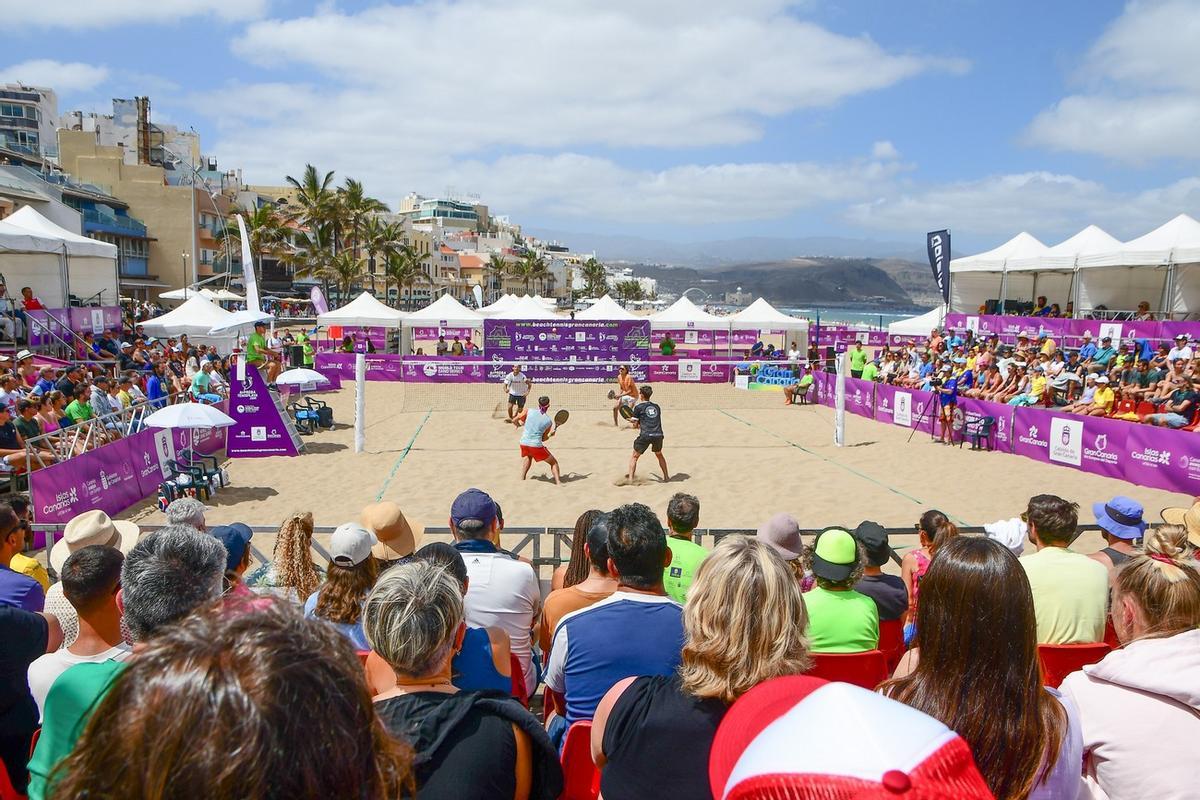 Imagen de la edición 2023 Sand Series ITF Beachtennis Gran Canaria.