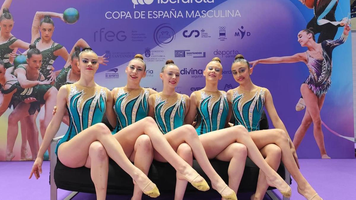 El conjunto juvenil en la competición.