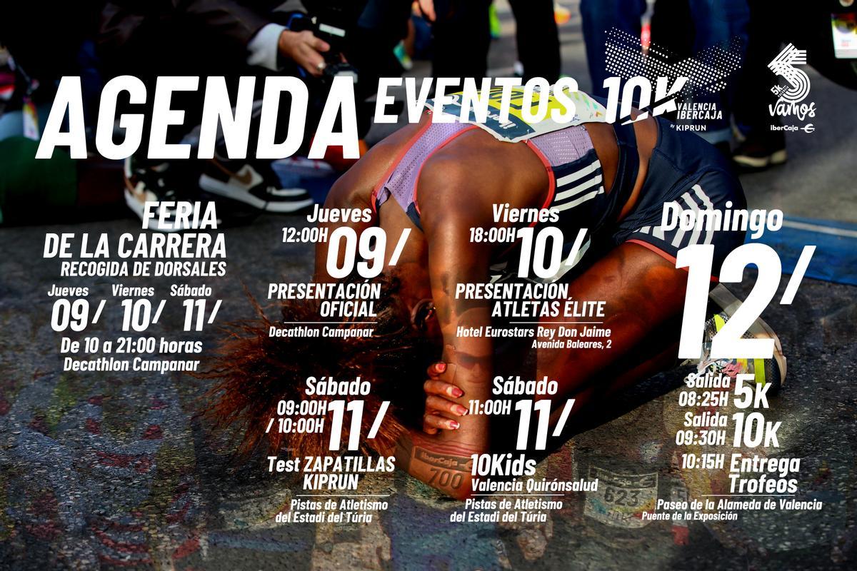 Agenda del 10K Valencia Ibercaja