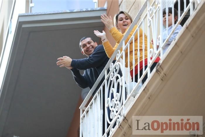 Viernes de dolores: Aplausos y salves a la patrona en Cartagena durante el confinamiento