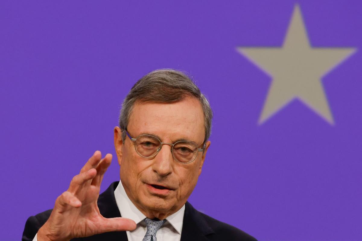 El expresidente del BCE Mario Draghi.