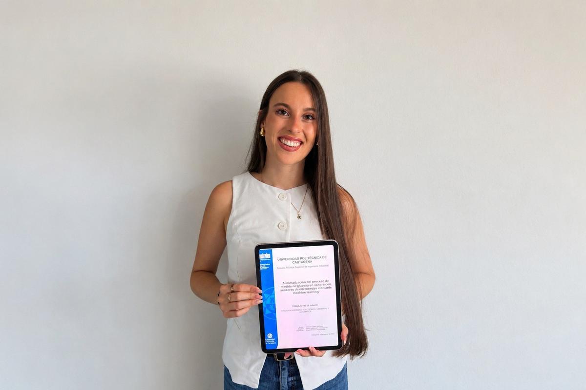 Victoria López De Lamo, egresada de la UPCT