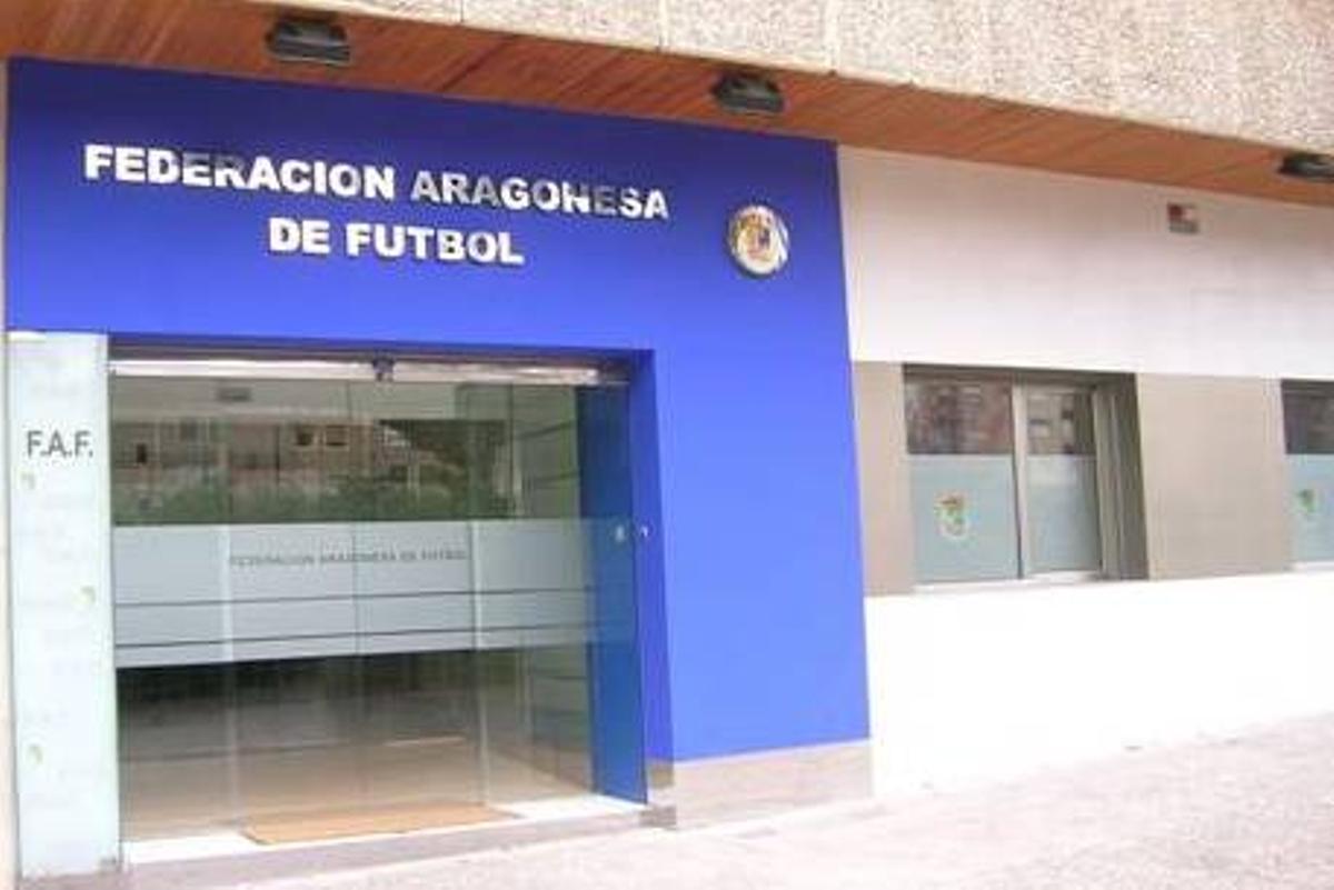 Sede de la Real Federación Aragonesa de Fútbol.