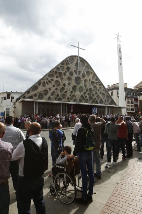 Funeral por el niño muerto en el circuito de La Morgal