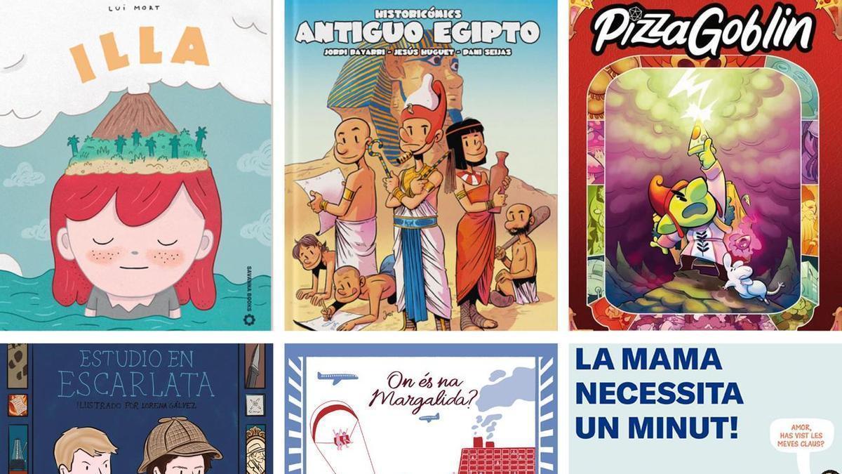 Comics i llibres il·lustrats per a l'estiu.