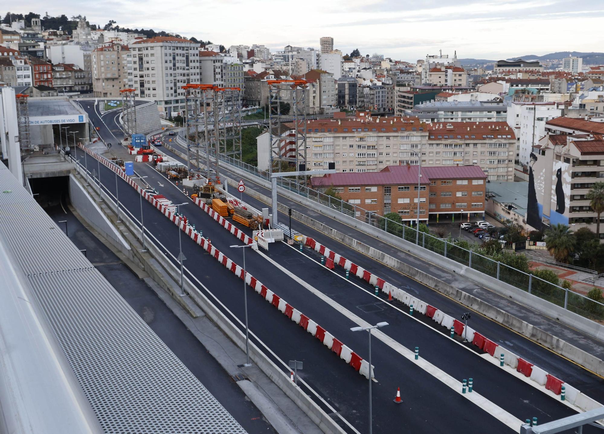 El túnel de Lepanto y la intermodal se preparan para su inminente apertura