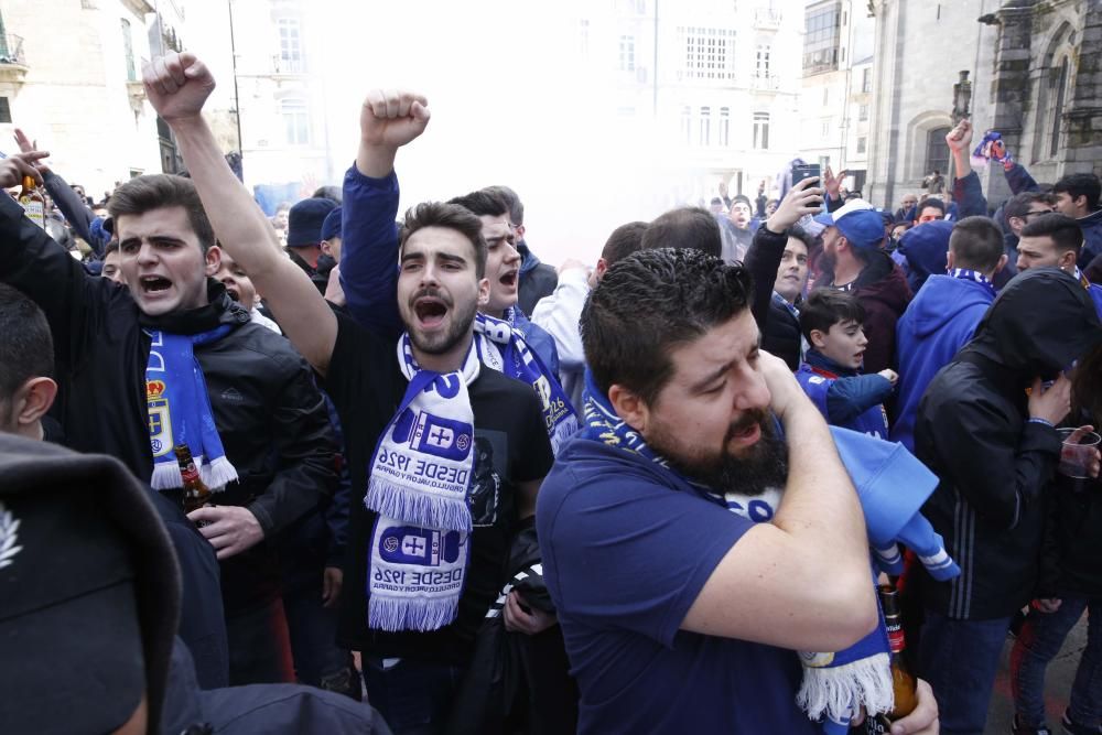 El oviedismo tiñe Lugo de azul