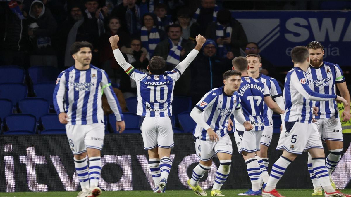 La Real Sociedad está a cuatro puntos de ingresar a la zona de clasificación a torneos europeos