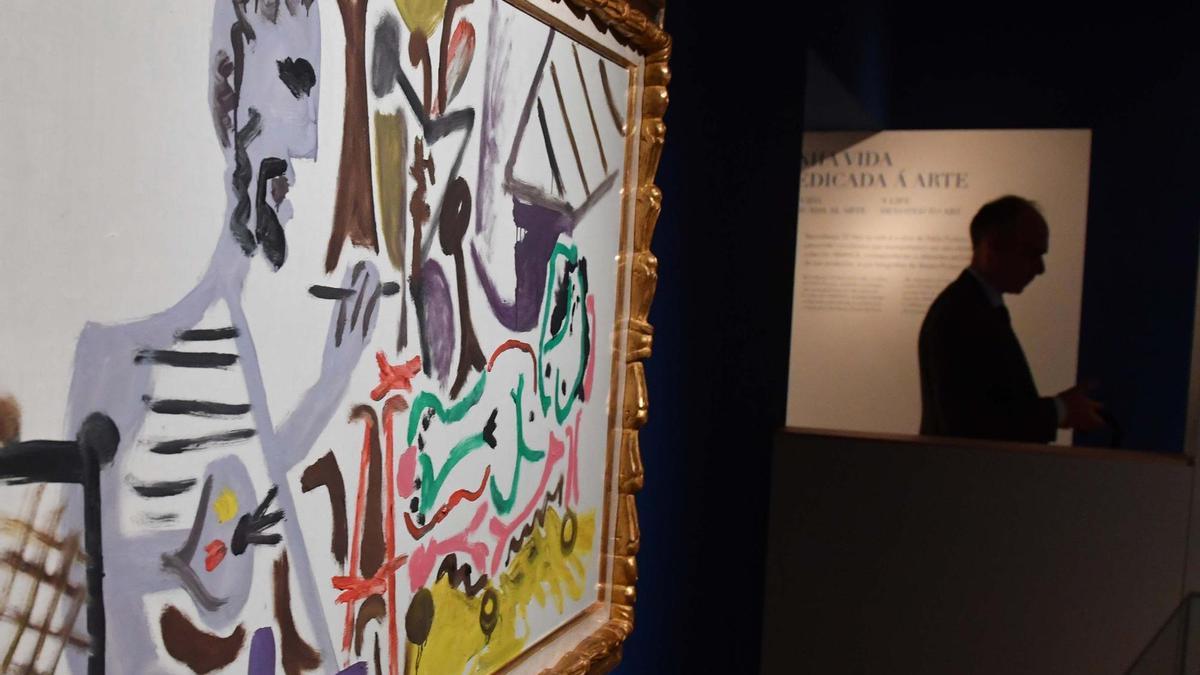 Una de las obras de Picasso que forma parte de la exposición.