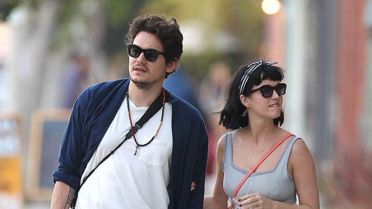 Katy Perry y John Mayer paseando juntos en 2014