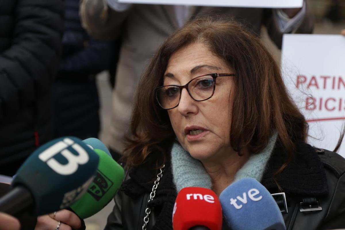 Maria Fuster, durante la rueda de prensa