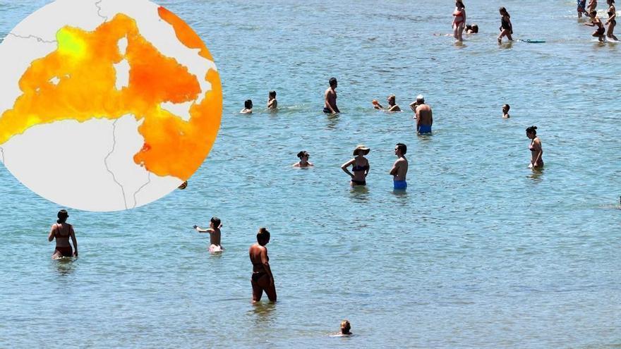 El Mediterráneo occidental está tres grados más caliente que en el verano previo a la dana