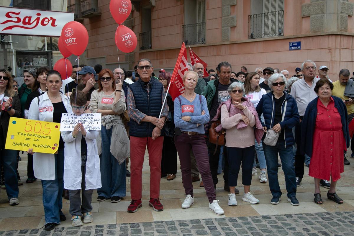 La manifestación por el Día del Trabajador en Cartagena, en imágenes
