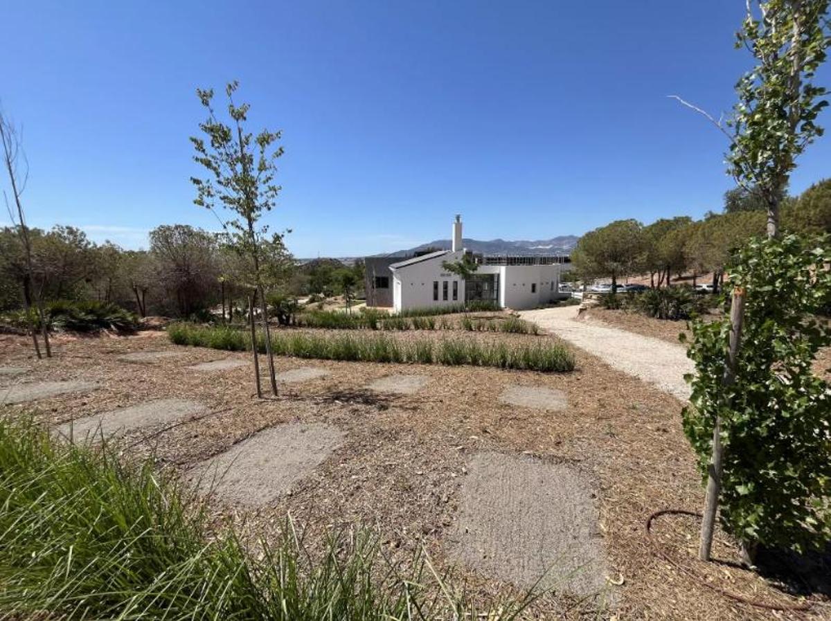 Instalaciones del cementerio de mascotas de Málaga.