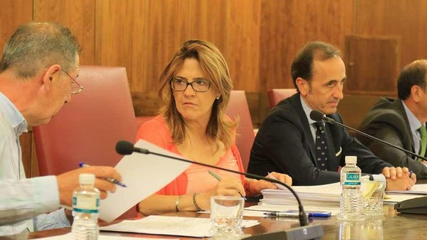 Mayte Martín Pozo preside la sesión plenaria de la Diputación Provincial.