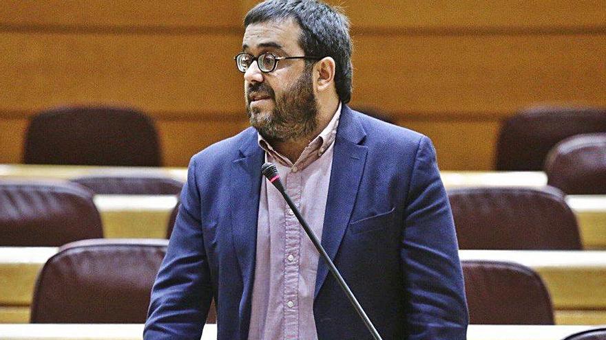 El senador ecosoberanista Vicenç Vidal. |