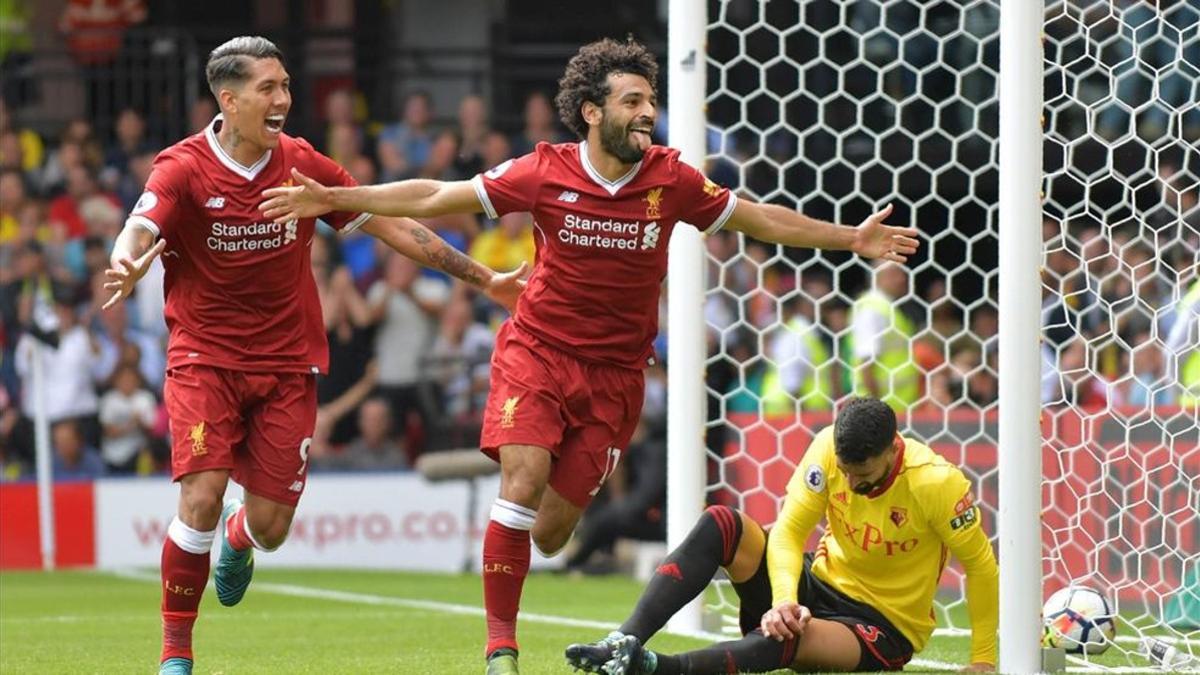 Salah marcó un gol y provocó un penalti