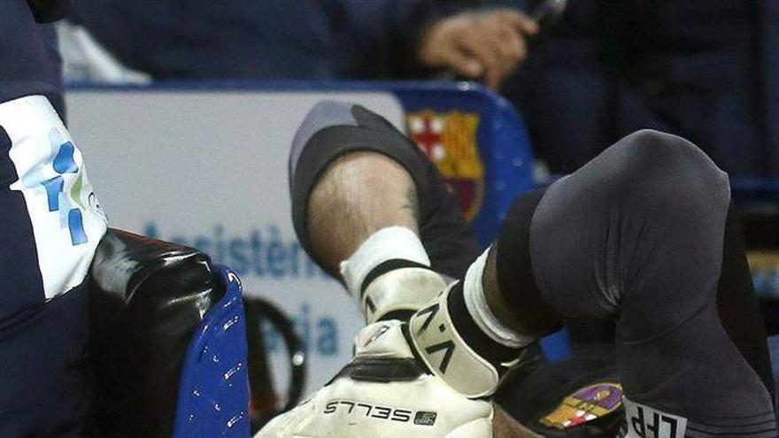 Valdés se rompe el ligamento cruzado anterior de la rodilla derecha