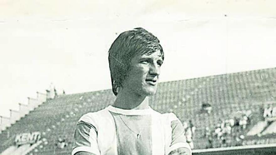 José Manuel Traba, en Riazor.