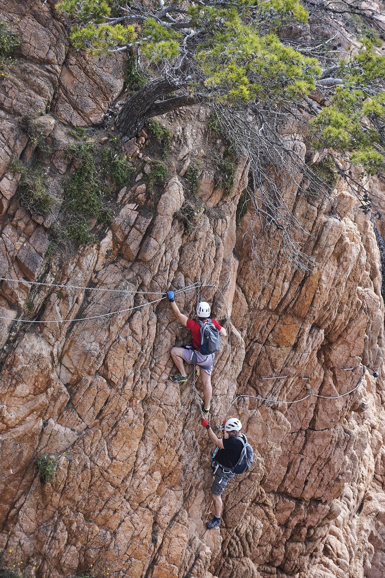 Accident mortal a la via ferrada de la Cala del Molí de Sant Feliu