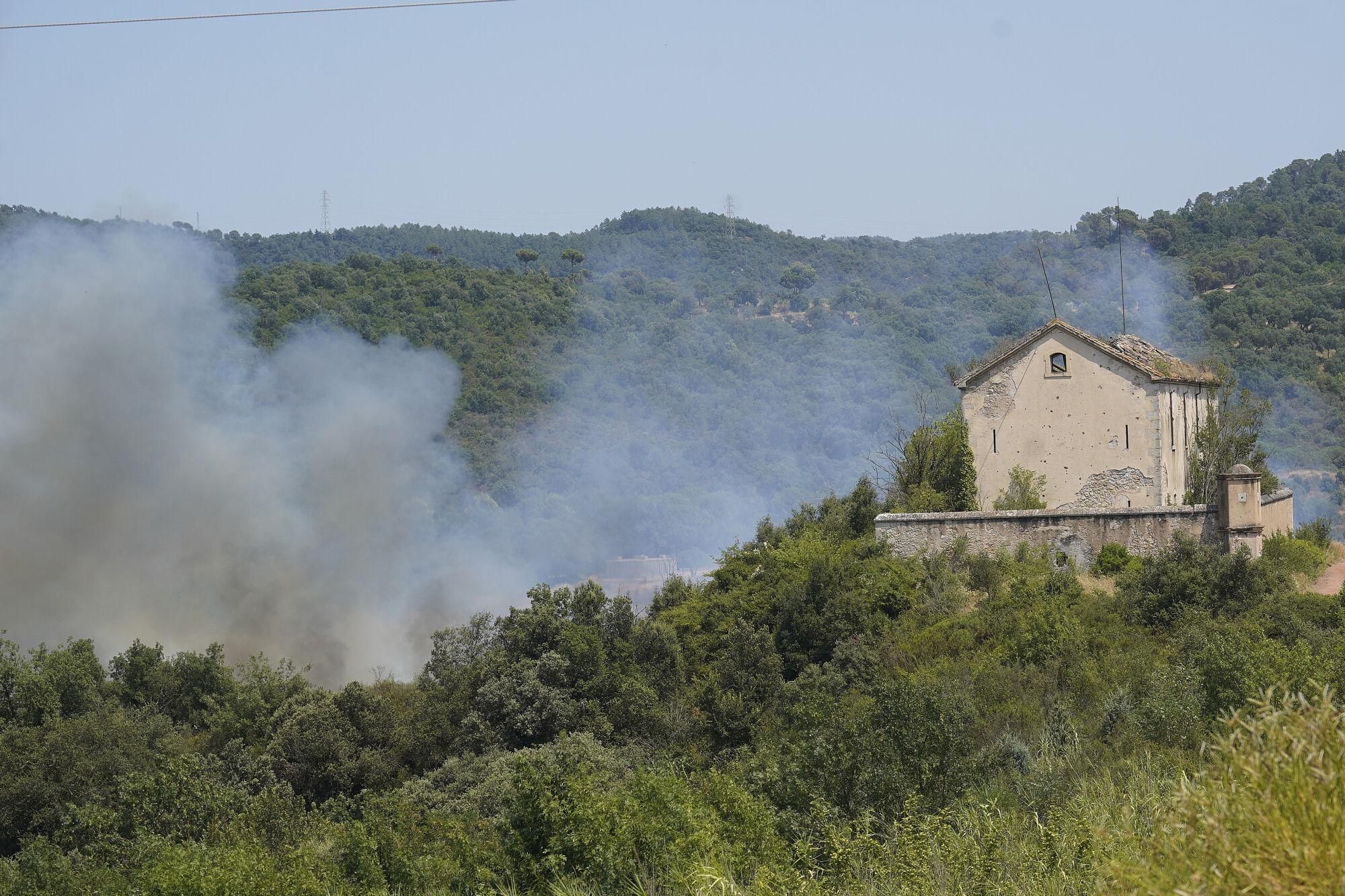 Girona zona boscosa font de la pólvora sant Daniel incendi forestal