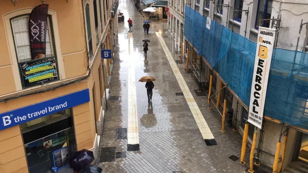 Temporal en Málaga