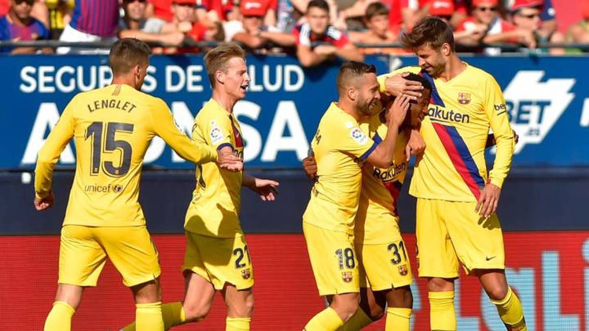 Un tardío gol del Osasuna impidió la victoria del Barcelona en la última jornada