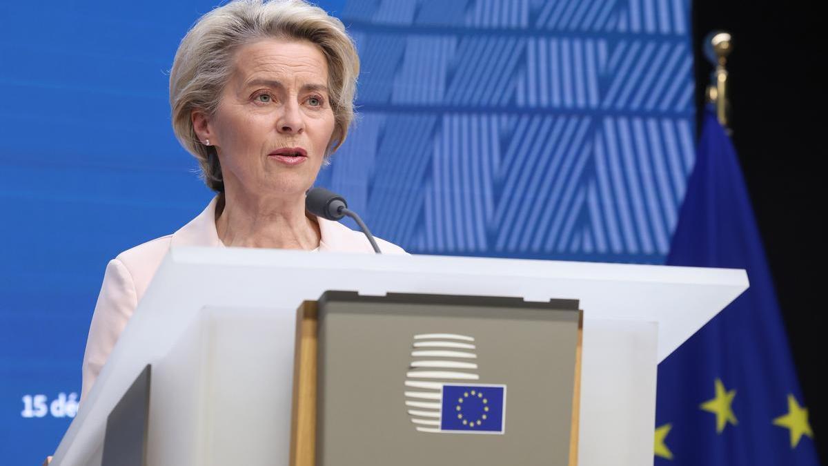 La presidenta de la Comisión Europea, Ursula von der Leyen.