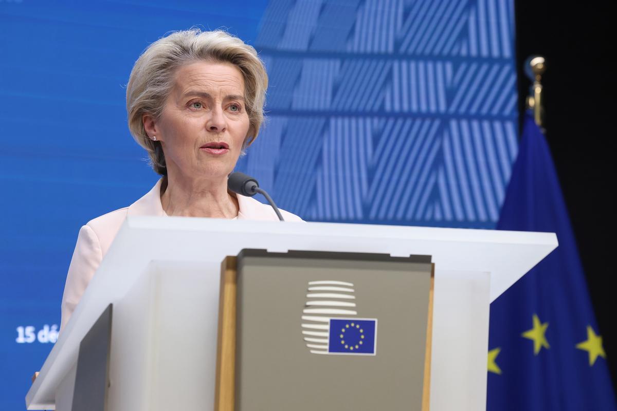 La presidenta de la Comisión Europea, Ursula von der Leyen.