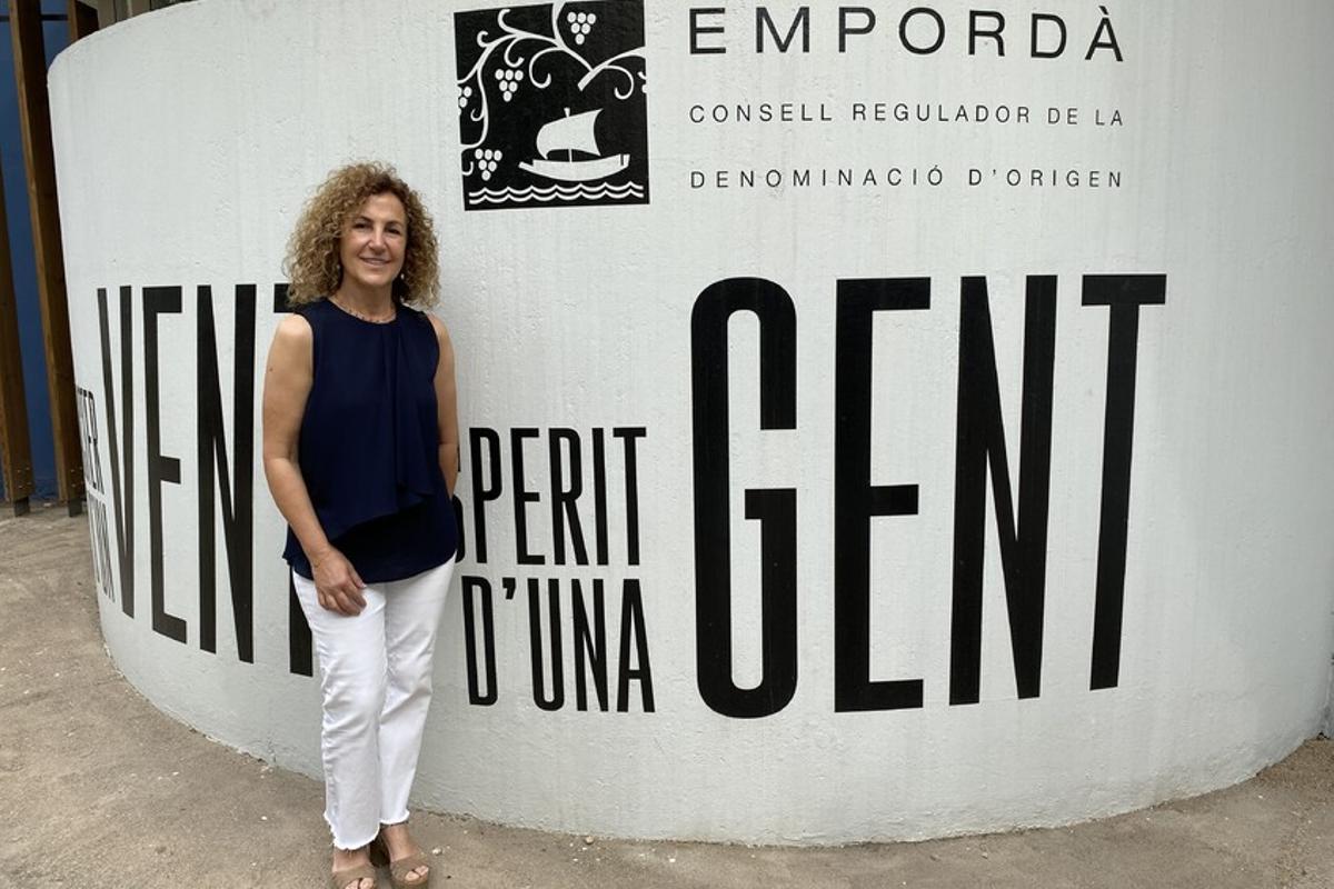 Carme Casacuberta, propietària i enòloga del celler Vinyes d’Olivardots de Capmany i actual presidenta del Consell Regulador de la DO Empordà.