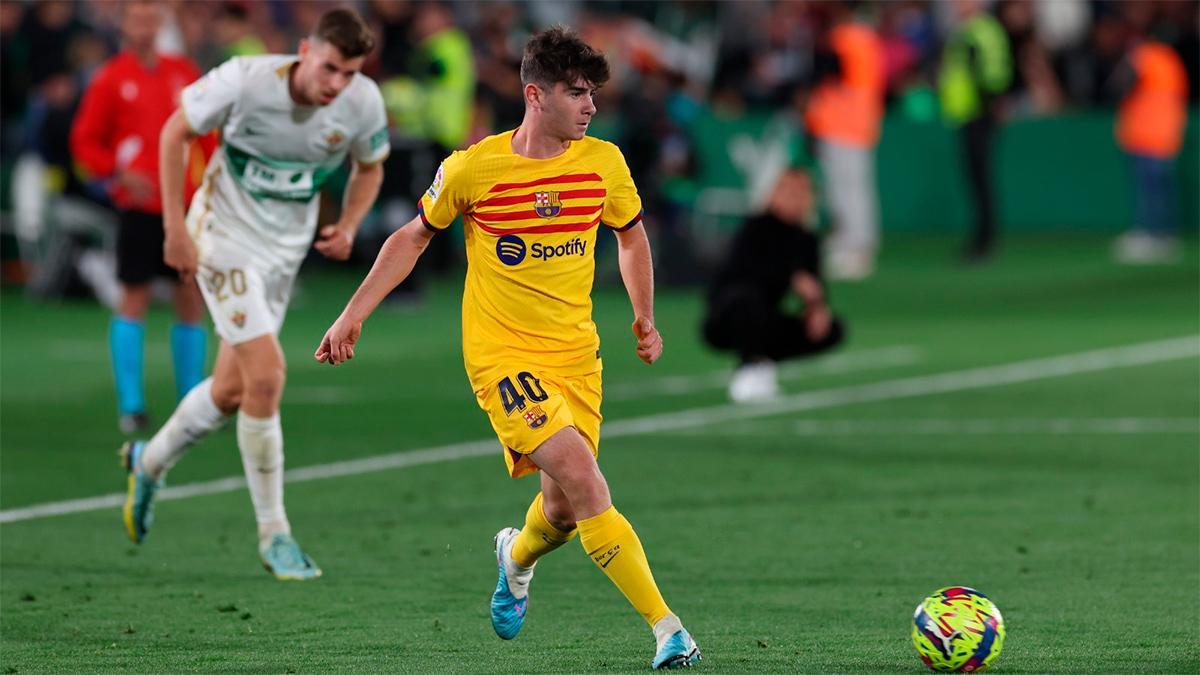 Elche - FC Barcelona | El debut de Aleix Garrido