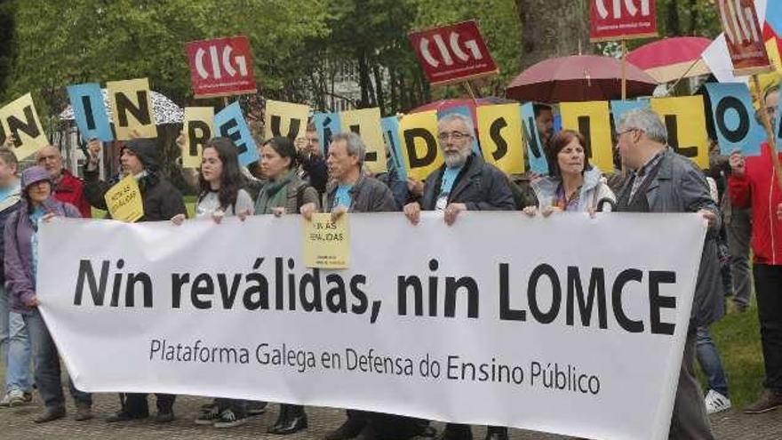 Los padres gallegos reafirman su rechazo a las &#039;reválidas&#039;