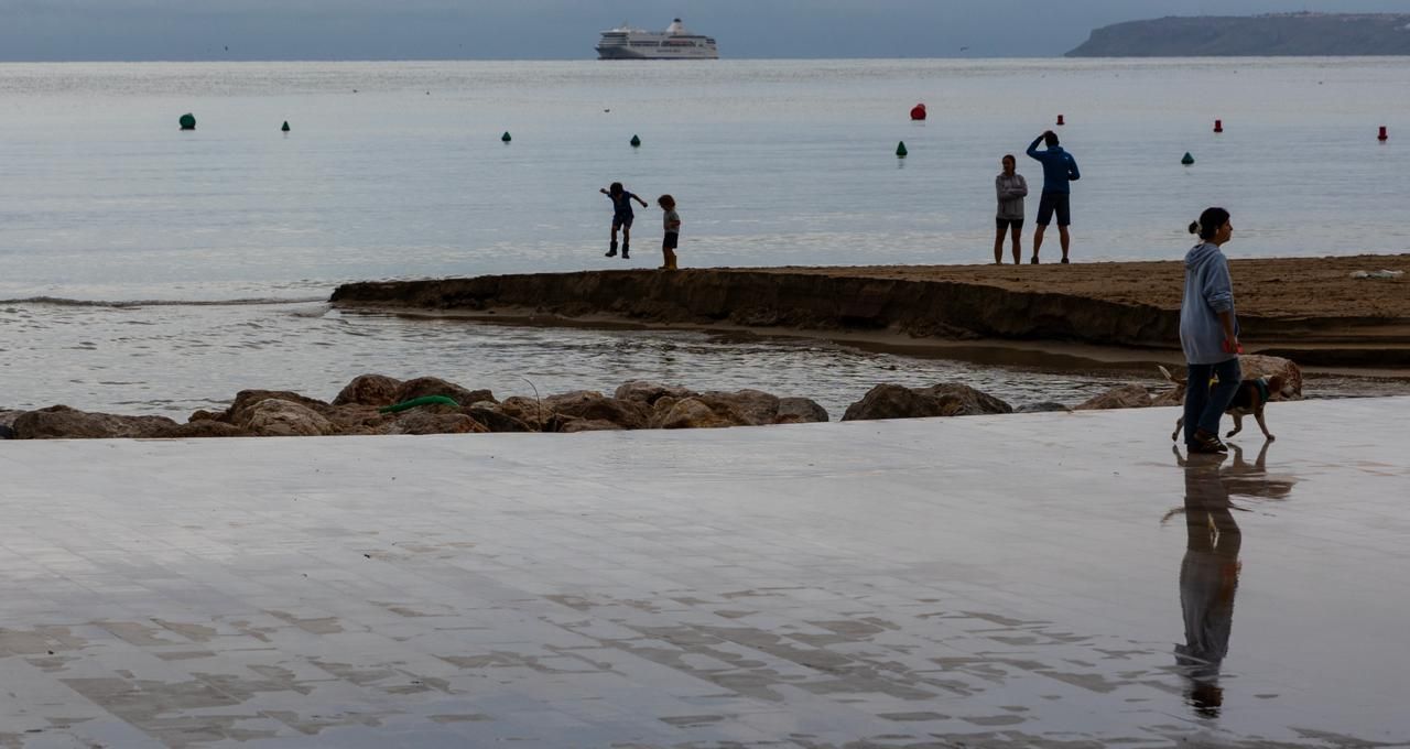 Así ha quedado la Albufereta tras las lluvias